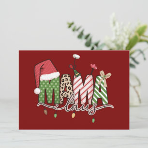 Mama Claus Weihnachten Lustiges Xmas Mami