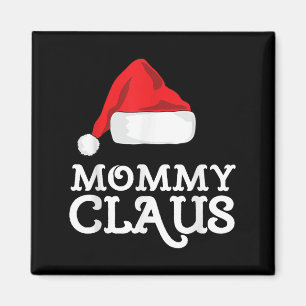 Mama Claus Weihnachten Santas Hut Pyjama Familie X Magnet