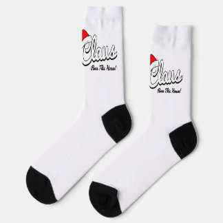 Mama Claus Weihnachts-Schneeflockendesign von Reat Socken