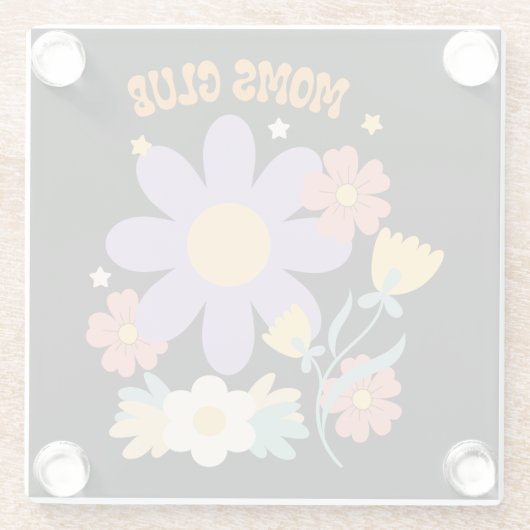 Mama Club Glasuntersetzer (Rückseite)