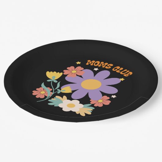 Mama Club Pappteller (Schrägansicht)