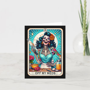 Mama Club Tarot Card Skelett Halloween Karte