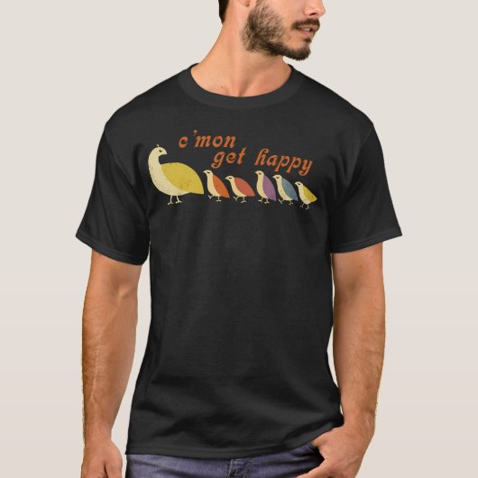 Mama Cmon wird glücklich witzig ermutigend positiv T-Shirt (Vorderseite)