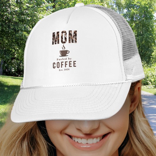 Mama Coffee Humor Muttertag Est. Truckerkappe