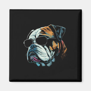 Mama Cool Hunde Sonnenbrille - English Bulldog Magnet