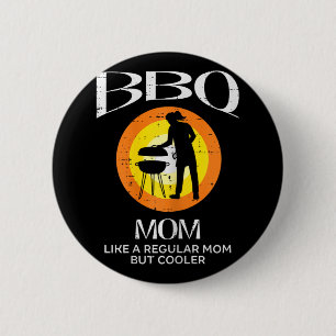 Mama Cooler Grillfleisch Grillmütter Tag Momente Button