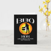 Mama Cooler Grillfleisch Grillmütter Tag Momente Karte (Gelbe Blume)