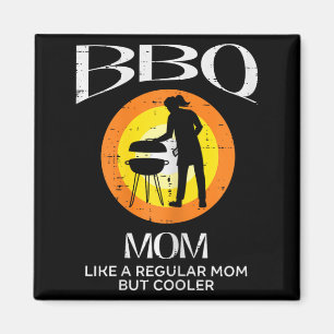 Mama Cooler Grillfleisch Grillmütter Tag Momente Magnet