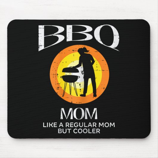 Mama Cooler Grillfleisch Grillmütter Tag Momente Mousepad (Vorne)