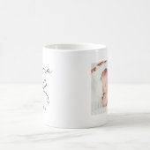 Mama | Coquette Black Bow and Baby's Foto Kaffeetasse (Mittel)