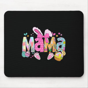 Mama Coquette Bow Bunny Oaster Sonnige Mama Mommy  Mousepad