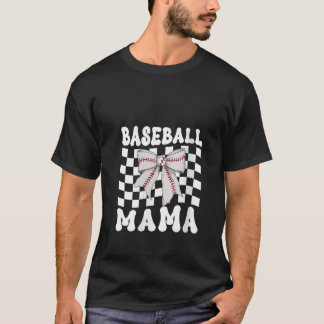 Mama Coquette Bow Game Day Funny S T-Shirt