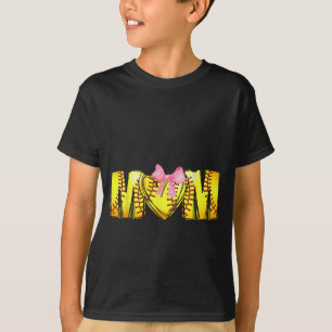 Mama Coquette Mütter Tag Frauen Mädchen Softball M T-Shirt