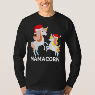 Mama Corn Unicorn Matching Family Pajama Pj Christ T-Shirt
