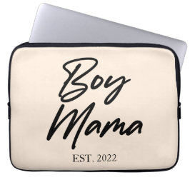 Mama Custom Est. Jahr Minimale Mama Mutter Mama Laptopschutzhülle