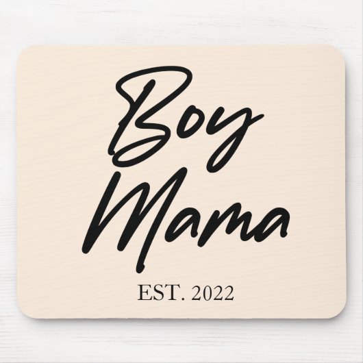 Mama Custom Est. Jahr Minimale Mama Mutter Mama Mousepad (Vorne)