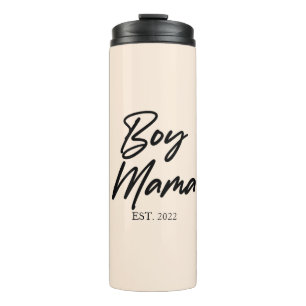 Mama Custom Est. Jahr Minimale Mama Mutter Mama Thermosbecher