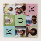 Mama Custom Foto Collage 6 Bilder Platz Puzzle (Horizontal)