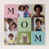 Mama Custom Foto Collage 6 Bilder Platz Puzzle (Vertikal)