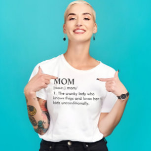 Mama Custom Funny Definition Geschenk für Mutter T-Shirt