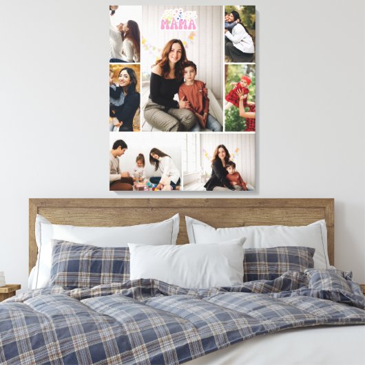 Mama Custom Photo Collage Foam Board Leinwanddruck (Insitu (Schlafzimmer))