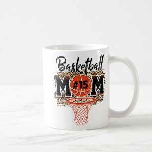 Mama Custom Player Nummer 15 Sport Mama Mütter Tag Kaffeetasse