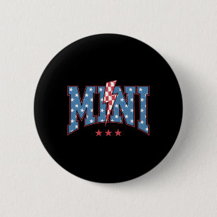 Mama Dada Mini 4. Juli Amerikanische Familie Passe Button