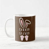 Mama Daddy Bunny Ostertag Vater Schwangere Mama Kaffeetasse (Links)