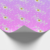 Mama Daisy auf Polka Dots Wrapping Paper Geschenkpapier (Ecke)