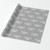 Mama Daisy auf Polka Dots Wrapping Paper Geschenkpapier (Ungerollt)