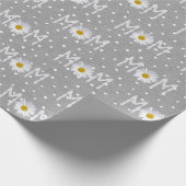 Mama Daisy auf Polka Dots Wrapping Paper Geschenkpapier (Ecke)