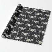 Mama Daisy auf Polka Dots Wrapping Paper Geschenkpapier (Ungerollt)