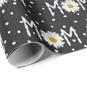 Mama Daisy auf Polka Dots Wrapping Paper Geschenkpapier