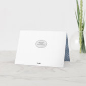 Mama Daisy auf Polka-Punkten Karte (Rückseite)