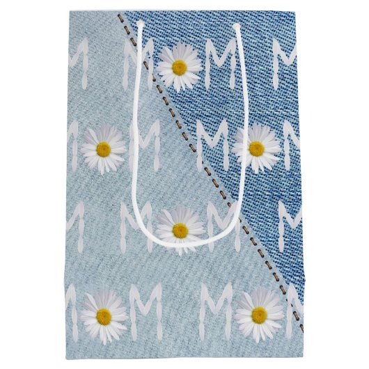 Mama Daisy zu Denim Mittlere Geschenktüte (Rückseite)