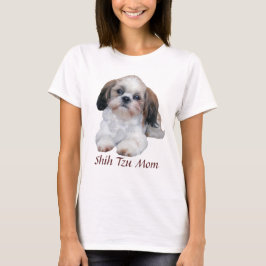 Mama-Damen-T - Shirt Shih Tzu