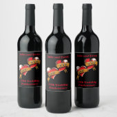 Mama & Dan-Party Weinetikett (Flaschen)