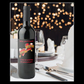 Mama & Dan-Party Weinetikett