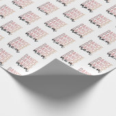 Mama | Dance Mama | Dancer Mama Geschenkpapier (Ecke)