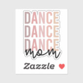 Mama | Dance Mama | Dancer Mama Gift Aufkleber (Blatt)