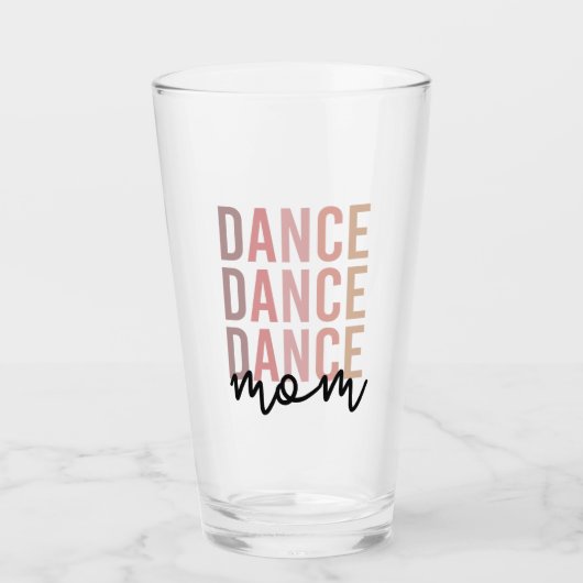 Mama | Dance Mama | Dancer Mama Gift Glas (Vorderseite)