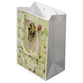 Mama-Dank für gehen ich hinunter Gang Mittlere Geschenktüte (Rückseite Schrägansicht)