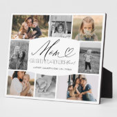 Mama dankbar für jeden Augenblick FotoCollage Fotoplatte (Seite)