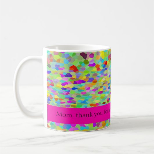Mama, danke, dass du immer da bist. Ich Liebe Sie Kaffeetasse (Links)