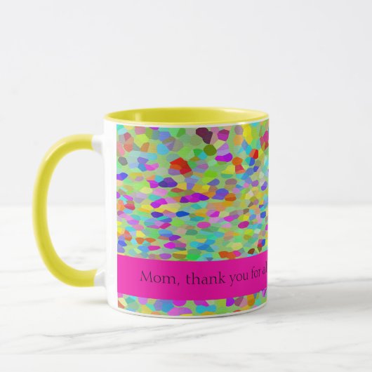 Mama, danke, dass du immer da bist. Ich Liebe Sie Tasse (Links)