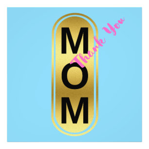 Mama, Danke! Fotodruck