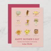 Mama Danke für das Sprichwort der lustigen Mütter (Vorne/Hinten)