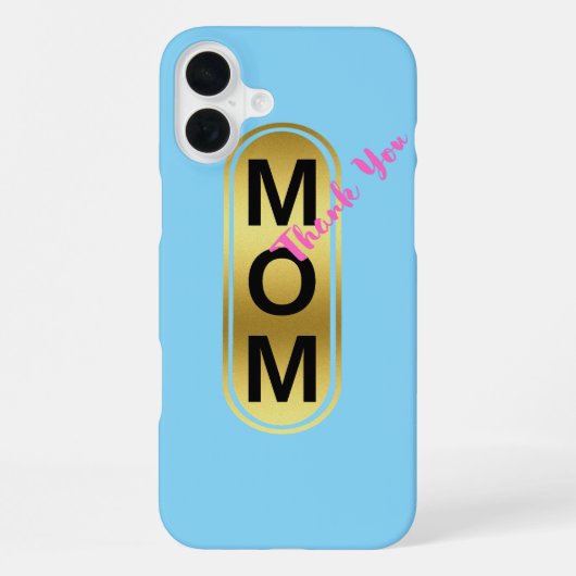 Mama, danke! iPhone hülle (Rückseite)