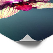 Mama Dankeschön Liebe Orchid Trio Blume Personalis Poster (Ecke)