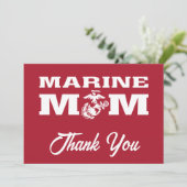 Mama Dankeskarte (Stehend Vorderseite)